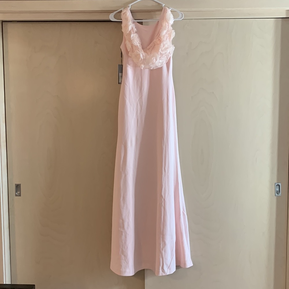 Karl Lagerfeld Paris Pink Backless Maxi Dress